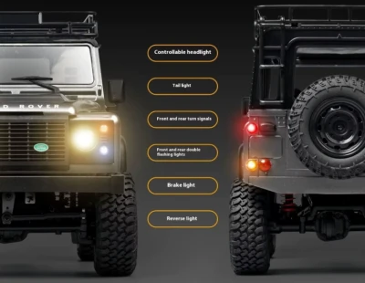 IQ models LAND ROVER DEFENDER TRAIL-S V2.0. - stříbrná