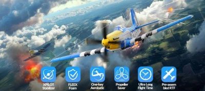 IQ models Letadlo na dálkové ovládání Mustang P51D