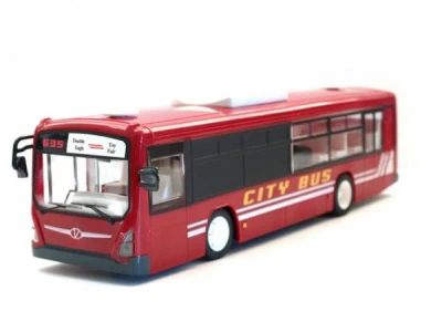 IQ models Městský autobus na dálkové ovládání - červený