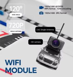 IQ models Mini RC auto s kamerou 1/64 růžová