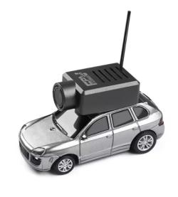 IQ models Mini RC auto s kamerou 1/64 strieborná