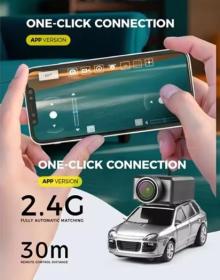 IQ models Mini RC auto s kamerou 1/64 žlutá