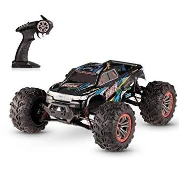 IQ models MonsterTruck 1:10, 2 motory, 46km/h - žlutočervený