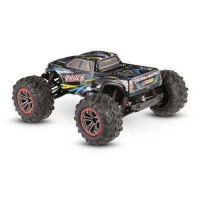 IQ models MonsterTruck 1:10, 2 motory, 46km/h - žlutočervený