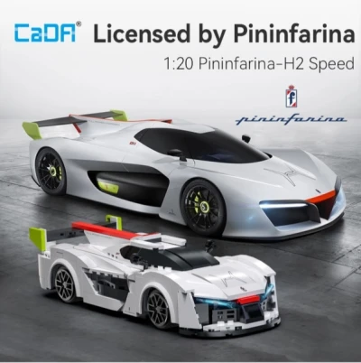 IQ models Programovatelná RC stavebnice auta Pininfarina H2 Speed - 296 dílků