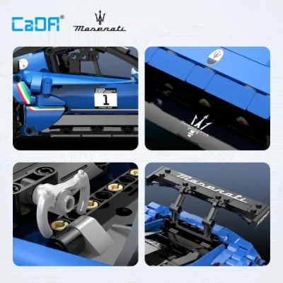 IQ models Programovatelná RC stavebnice CaDa Maserati GT2 1:14 - 549 dílků