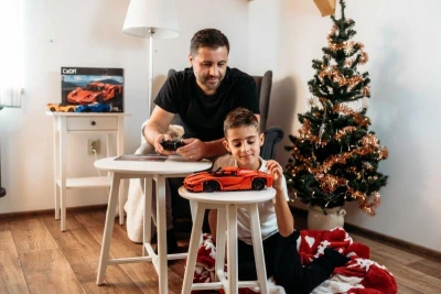 IQ models Blade červená programovatelná stavebnice RC auta 405 dílků