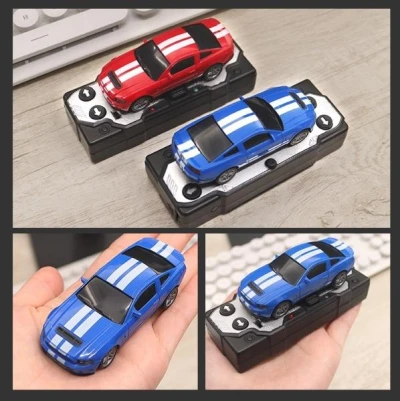 IQ models Ford Mustang Shelby GT500 1/60 červené RC auto