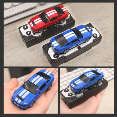 IQ models Ford Mustang Shelby GT500 1/60 modré RC auto