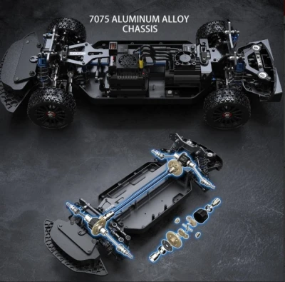 IQ models Hyper GO Ford Shelby GT500 modré 1/10 RC auto