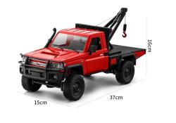 IQ models RC auto Land Cruiser TOYOTA s navijákem - červená