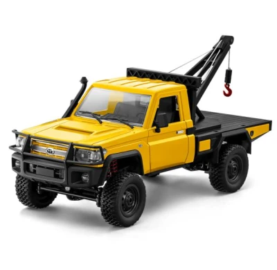 IQ models RC auto Land Cruiser TOYOTA s navijákem - žlutá + náhradní akumulátor