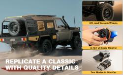 IQ models RC auto Land Cruiser TOYOTA Supertourer - stříbrná