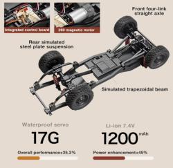 IQ models RC auto Land Cruiser TOYOTA Supertourer - stříbrná + náhradní akumulátor