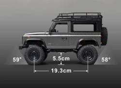 IQ models RC auto Land Rover D90 V2.1. CAMEL TROPHY 1/12