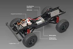 IQ models RC auto Land Rover D90 V2.1. CAMEL TROPHY 1/12