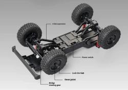 IQ models RC auto Land Rover D90 V2.1. CAMEL TROPHY 1/12