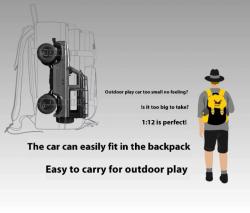 IQ models RC auto Land Rover D90 V2.1. CAMEL TROPHY 1/12