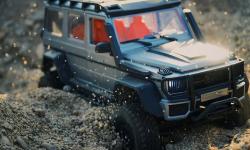 IQ models RC auto MERCEDES-BENZ G63 AMG stříbrný