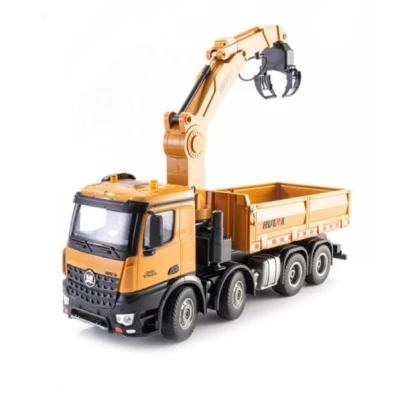 IQ models HN538 žluté 1:14 26CH RC auto s jeřábovým ramenem