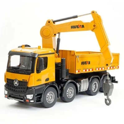 IQ models HN538 žluté 1:14 26CH RC auto s jeřábovým ramenem