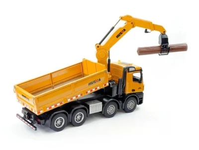 IQ models HN538 žluté 1:14 26CH RC auto s jeřábovým ramenem