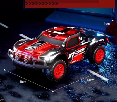 IQ models SHORT TRUCK 1:36 červené RC auto