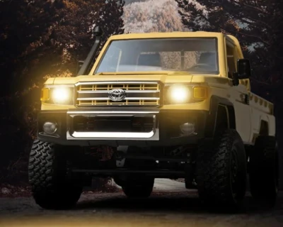 IQ models TOYOTA Land Cruiser PRO stříbrné RC auto