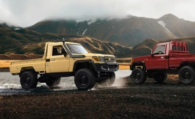 IQ models TOYOTA Land Cruiser PRO stříbrné RC auto