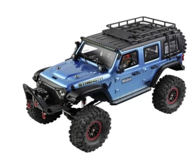 IQ models RC crawler 1:10 s navijákem modrá metalíza