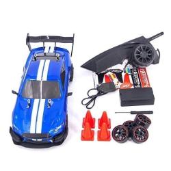 IQ models RC drift auto Ford Mustang 4WD 1/14 - modrá