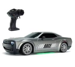 IQ models RC drift Muscle car 1/20 - sivá