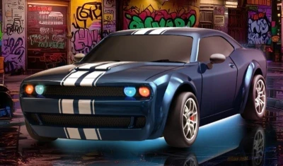 IQ models Muscle PRO modré RC driftovací auto