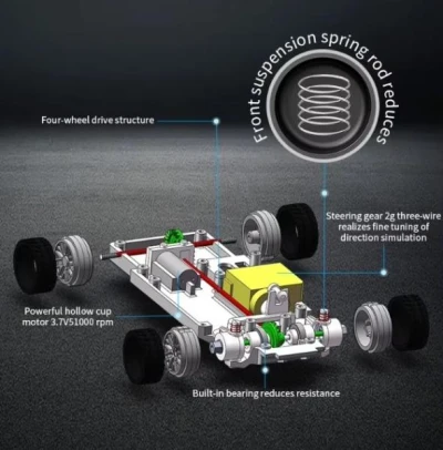IQ models RC driftovací auto s gyroskopem 1/43