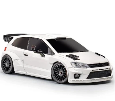 IQ models Volkswagen Polo 1/28 bílé RC driftovací auto