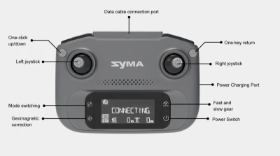 IQ models Syma W4 šedý RC dron