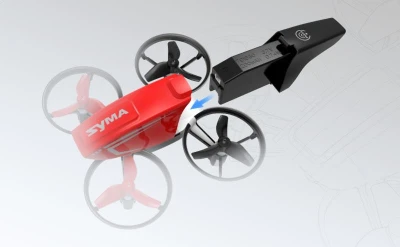 Syma X36 červený RC dron s čidly proti nárazu
