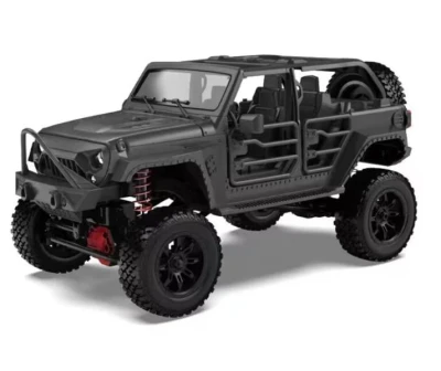 IQ models JEEP Rubicon 4x4 černé RC auto s osvětlením