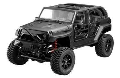 IQ models JEEP Rubicon 4x4 černé RC auto s osvětlením