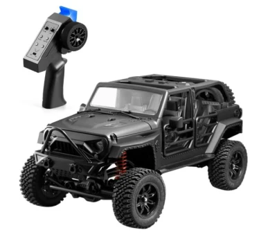 IQ models JEEP Rubicon 4x4 černé RC auto s osvětlením