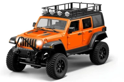 IQ models JEEP Rubicon 4x4 oranžové RC auto s osvětlením