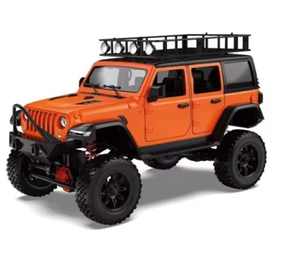 IQ models JEEP Rubicon 4x4 oranžové RC auto s osvětlením