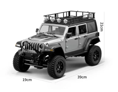 IQ models Jeep Rubicon 4x4 Crawler šedé RC terénní auto s osvětlením