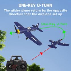 IQ models RC letadlo Corsair RC Gilder, 6-osý gyroskop, RTF