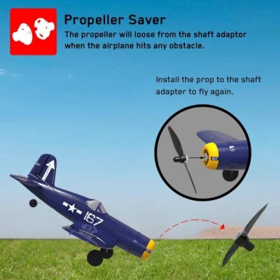 IQ models RC letadlo Corsair RC Gilder, 6-osý gyroskop, RTF
