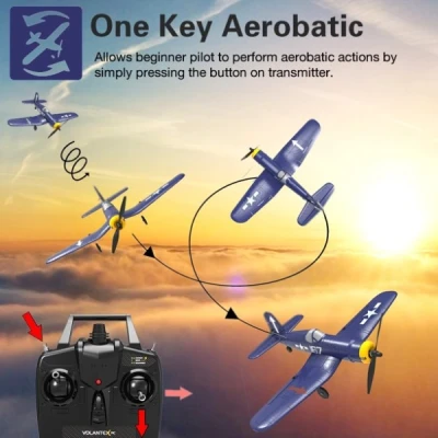 IQ models RC letadlo Corsair RC Gilder, 6-osý gyroskop, RTF