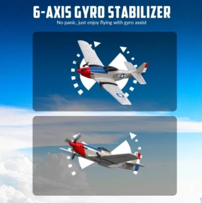 IQ models RC letadlo Mustang P51 3CH