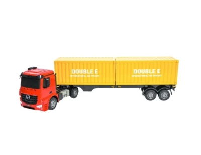 IQ models RC Mercedes-Benz Arocs žluto-červený kamion s kontejnerovým návěsem 1:26