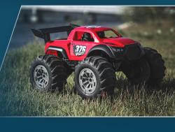 IQ models RC obojživelné auto Off-road Monster Truck 376 červená