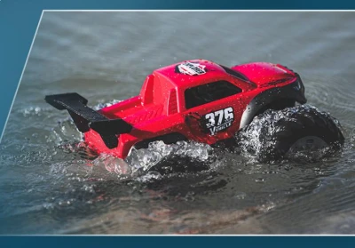 IQ models RC obojživelné auto Off-road Monster Truck 376 červená